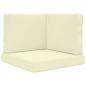 Preview: Sofakissen für draußen Polyester Creme 60 x 60 cm