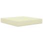 Preview: Sofakissen für draußen Polyester Creme 60 x 60 cm