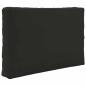 Preview: Sofakissen für draußen Polyester Schwarz 60 x 60 cm