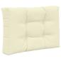Preview: Sofakissen für draußen Polyester Creme 60 x 60 cm