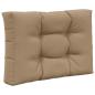 Preview: Sofakissen für draußen Polyester Taupe 60 x 60 cm