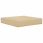 Preview: Sofakissen für draußen Polyester Beige 50,5 x 50,5 cm