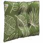 Preview: Sofakissen für draußen Polyester Blattdesign 50,5 x 50,5 cm