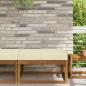 Preview: ARDEBO.de - Sofakissen für draußen Polyester Creme 80 x 80 cm