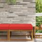 Preview: ARDEBO.de - Sofakissen für draußen Polyester Rot 80 x 80 cm