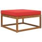 Preview: Sofakissen für draußen Polyester Rot 80 x 80 cm