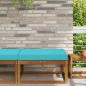 Preview: ARDEBO.de - Sofakissen für draußen Polyester Türkis 80 x 80 cm