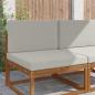 Preview: ARDEBO.de - Sofakissen für draußen Polyester Grau 80 x 80 cm