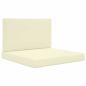 Preview: Sofakissen für draußen Polyester Creme 80 x 80 cm