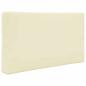 Preview: Sofakissen für draußen Polyester Creme 80 x 80 cm