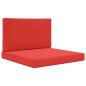 Preview: Sofakissen für draußen Polyester Rot 80 x 80 cm