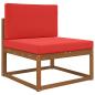 Preview: Sofakissen für draußen Polyester Rot 80 x 80 cm