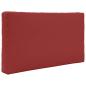 Preview: Sofakissen für draußen Polyester Weinrot 80 x 80 cm