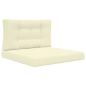 Preview: Sofakissen für draußen Polyester Creme 80 x 80 cm