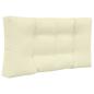 Preview: Sofakissen für draußen Polyester Creme 80 x 80 cm