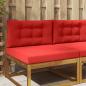 Preview: ARDEBO.de - Sofakissen für draußen Polyester Rot 80 x 80 cm