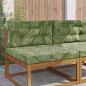 Preview: ARDEBO.de - Sofakissen für draußen Polyester Blattdesign 80 x 80 cm