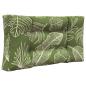 Preview: Sofakissen für draußen Polyester Blattdesign 80 x 80 cm