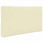Preview: Sofakissen für draußen Polyester Creme 80 x 80 cm