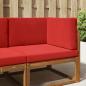 Preview: ARDEBO.de - Sofakissen für draußen Polyester Rot 80 x 80 cm