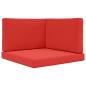 Preview: Sofakissen für draußen Polyester Rot 80 x 80 cm