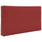 Preview: Sofakissen für draußen Polyester Weinrot 80 x 80 cm
