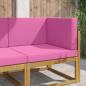 Preview: ARDEBO.de - Sofakissen für draußen Polyester Rosa 80 x 80 cm