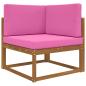 Preview: Sofakissen für draußen Polyester Rosa 80 x 80 cm