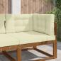 Preview: ARDEBO.de - Sofakissen für draußen Polyester Creme 80 x 80 cm