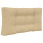 Preview: Sofakissen für draußen Polyester Beige 80 x 80 cm