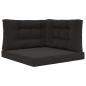 Preview: Sofakissen für draußen Polyester Schwarz 80 x 80 cm
