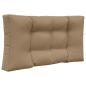 Preview: Sofakissen für draußen Polyester Taupe 80 x 80 cm