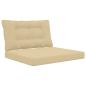 Preview: Sofakissen für draußen Polyester Beige 80 x 68,5 cm