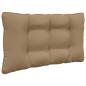 Preview: Sofakissen für draußen Polyester Taupe 80 x 68,5 cm