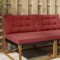 Preview: ARDEBO.de - Sofakissen für draußen Polyester Weinrot 80 x 68,5 cm