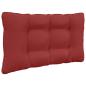 Preview: Sofakissen für draußen Polyester Weinrot 80 x 68,5 cm