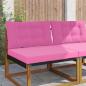 Preview: ARDEBO.de - Sofakissen für draußen Polyester Rosa 80 x 68,5 cm