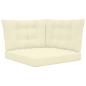 Preview: Sofakissen für draußen Polyester Creme 68,5 x 68,5 cm