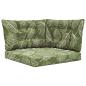 Preview: Sofakissen für draußen Polyester Blattdesign 68,5 x 68,5 cm