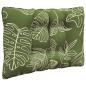 Preview: Sofakissen für draußen Polyester Blattdesign 68,5 x 68,5 cm