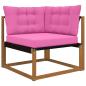 Preview: Sofakissen für draußen Polyester Rosa 68,5 x 68,5 cm