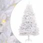Preview: Künstlicher Weihnachtsbaum Weiß 180 cm PVC und Metall