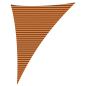 Preview: Sonnensegel Orange und Braun 4 x 5 x 6,4 m