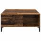 Preview: Couchtisch Altholz 80 x 80 x 36,5 cm Holzwerkstoff