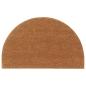 Preview: ARDEBO.de - Fußmatte Natur Halbrund 50x80 cm Kokosfaser Getuftet
