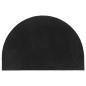 Preview: Fußmatte Schwarz Halbrund 60x90 cm Kokosfaser Getuftet