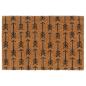 Preview: ARDEBO.de - Fußmatte Natur 40x60 cm Kokosfaser Getuftet