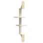 Preview: Kratzbaum mit Kratzsäule Wandmontage Creme 108 cm