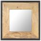 Preview: ARDEBO.de - Spiegel 50x50 cm Mango Massivholz
