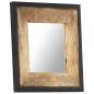Preview: Spiegel 50x50 cm Mango Massivholz